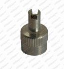 Čepička ventilku kovová