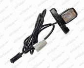 Svítilna Superpoint IV LED 12/24V čirá skla pravá krátká s kabelem 2m