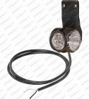 Svítilna Superpoint III LED 12/24V čirá skla levá s kabelem 4m