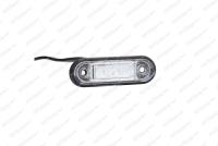 Svítilna poziční LED 12/24V červená čiré sklo FRISTOM FT-015C