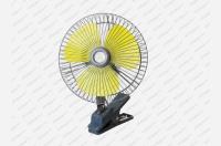 Ventilátor 12V Ø 20cm s klipsem