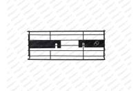 Kryt svítilny koncové 380x140mm MB MP IV, Atego, Arocs, Antos
