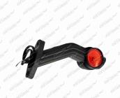 Svítilna červeno/bílo/oranžová LED 12/24V 190mm pravá Fristom