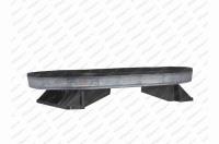 Maják oranžový 10-30V LED rampa 473x269x97mm čirý 