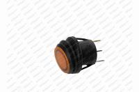 Spínač překlápěcí LED voděodolný 12/24V 10A kulatý oranžový IP65