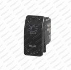 Spínač překlápěcí Rocker LED 12/24V 20/10A Maják ( mont. otvor 37x21mm )