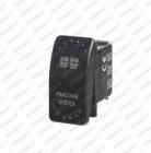 Spínač překlápěcí Rocker LED 12/24V 20/10A Pracovní světla ( mont. otvor 37x21mm )