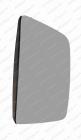 Sklo zrcadla 24V, Daf XB, RVI E-tech, Volvo FL/FE od 2024 velké pravé 387x205mm  
