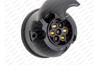 Zásuvka 7-pól 12V plastová s vypínáním mlhového světla