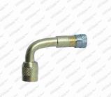 Prodloužení ventilku pneu kovové zahnuté 90°