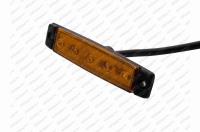 Svítilna poziční oranžová LED 12/24V PRO-FLAT