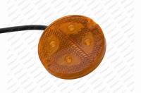 Svítilna poziční oranžová  LED 12/24V Pro-Button 