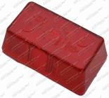 Sklo svítilny červené