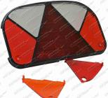 Sklo svítilny koncové Multipoint II levé / pravé