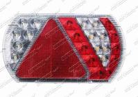 Svítilna koncová LED 12V pravá s couvačkou s 5. pólovým konektorem 