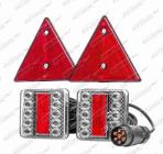 Svítilna koncová LED magnetická sada 7,5m 12V