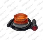 Maják oranžový 12/24V LED ECE R65/ R10 PRO-MICRO--FLASH Ø 70mm magnet