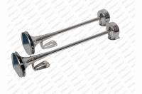 Houkačka vzduchová dvojitá nerezová 58+64cm 118dB