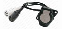 Adaptér kabelu 24V  15pól. zásuvka / 2 x 7pól.zástrčka