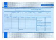 Tiskopis záznam o provozu voz.nákl.dopravy číslovaný