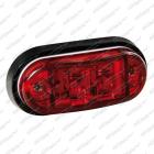 Svítilna poziční LED 24V červená 72x36mm