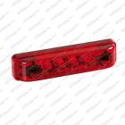 Svítilna poziční LED 24V červená 65x16mm