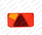 Sklo svítilny koncové levé WAŠ s mlhovkou