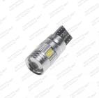 Žárovka LED 12V čirá T10 6SMD s rezistorem 