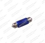 Žárovka 24V/5W sufit 35mm modrá
