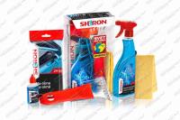 Kosmetika dárková zimní sada (rozmrazovač oken + zámků, škrabka, ubrousky na okna, jelenice syn.)