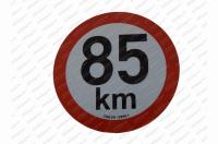 Rychlost 85km samolepící reflexní Ø 20cm