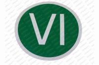 Samolepka EURO VI Ø 20cm