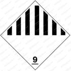 Tabule hořlavé látky tř.9 300x300mm