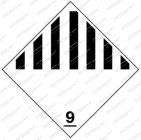 Samolepka hořlavé látky tř.9 300x300mm
