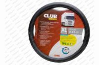 Potah na volant Ø 49-51cm koženkový černý