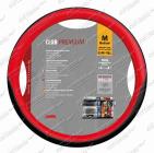 Potah na volant Ø 44-46cm koženkový červený