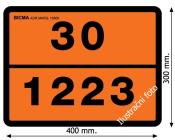 Tabule ADR 300x400mm s čísly