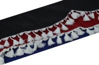 Záclona bordura nad okno universál - třásně